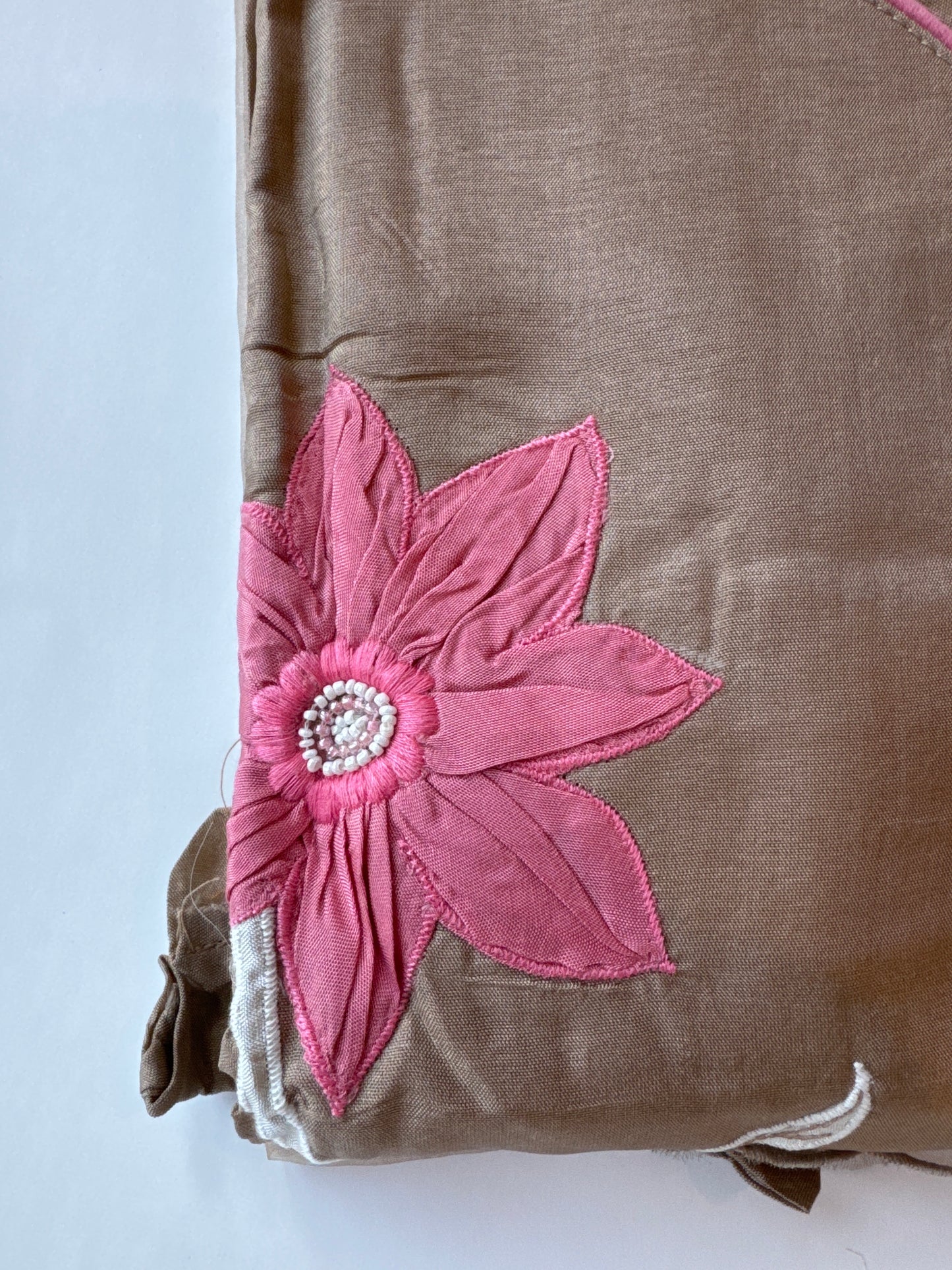 Elegant Beige Floral Kurti