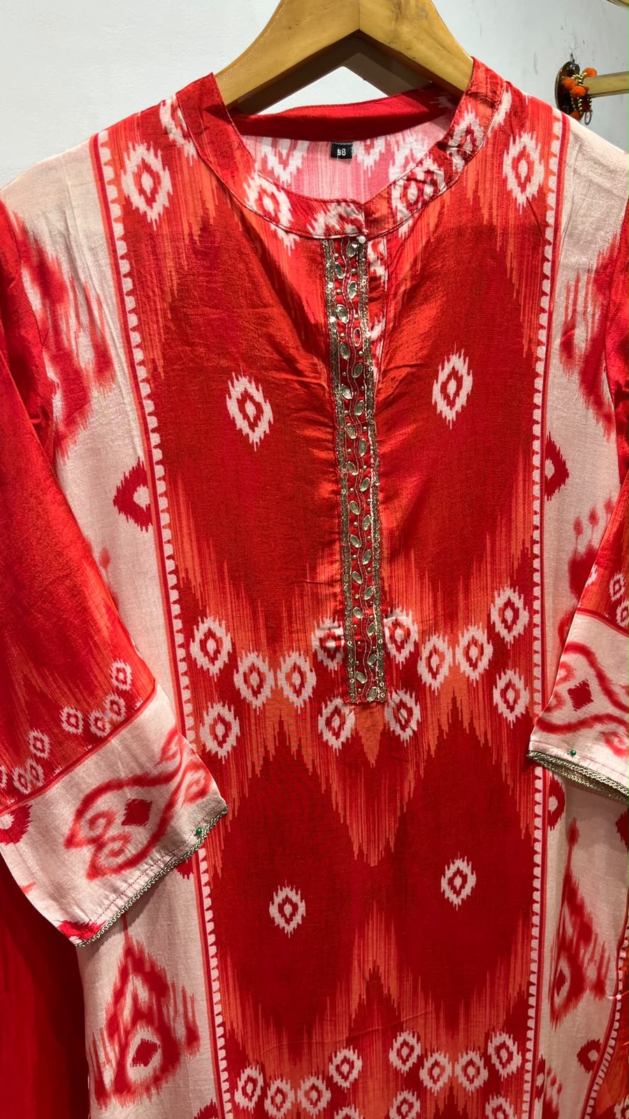 Vibrant Ikat Print Kurti Collection