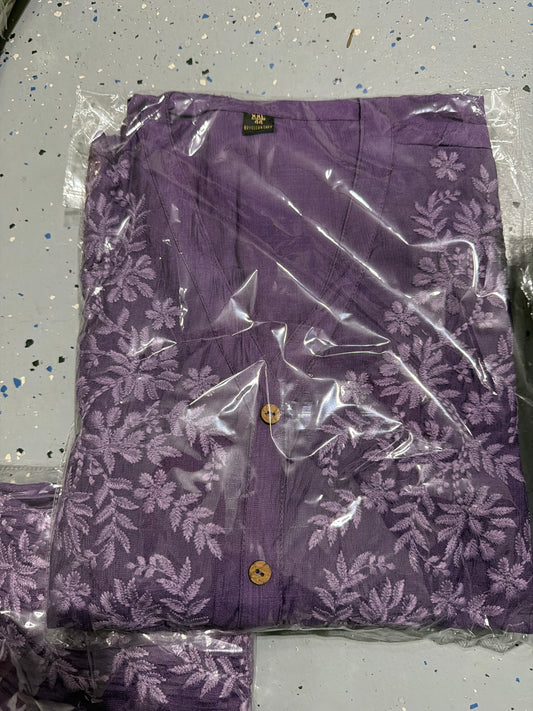 Purple floral kurti