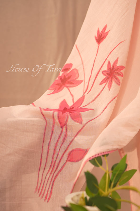 Ombree shaded Mulchanderi kurti set