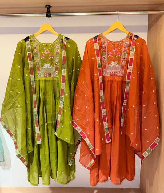 DV Preorder only - Mulchanderi Elegance 3-Piece Set