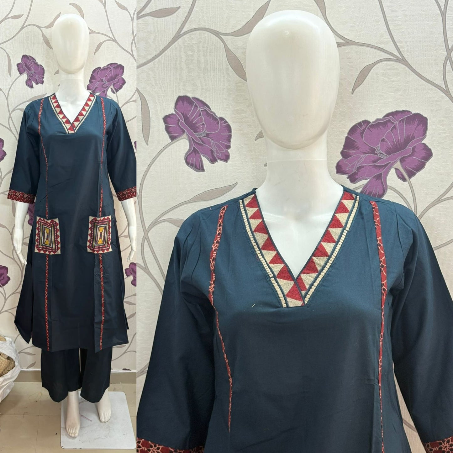 Pure cotton Dhabu Aline