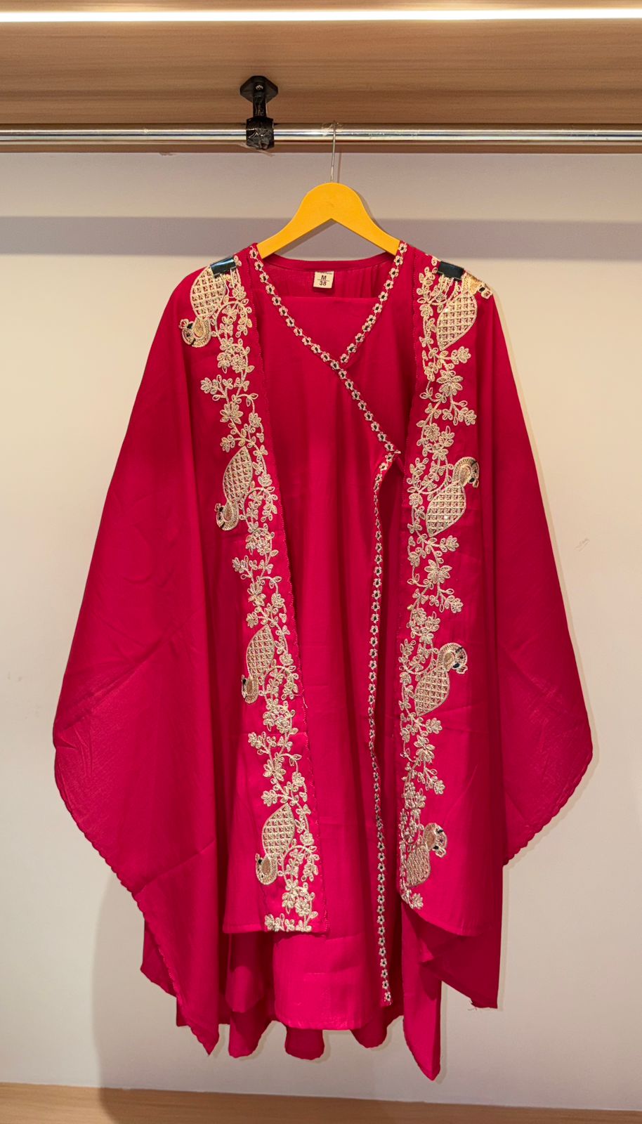 Roman Silk with embroidery -Yoke Ensemble