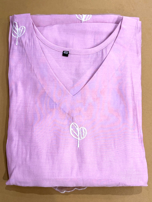 Serene Lavender Kurti Set