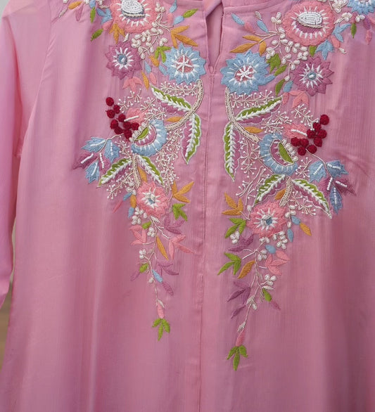 Blush Bloom Garden Kurti