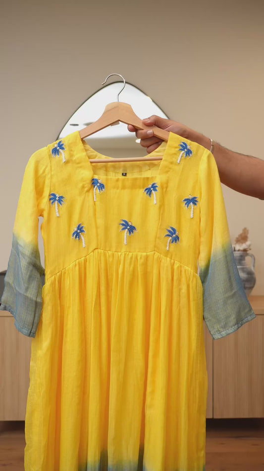 Ombree shade kota frock